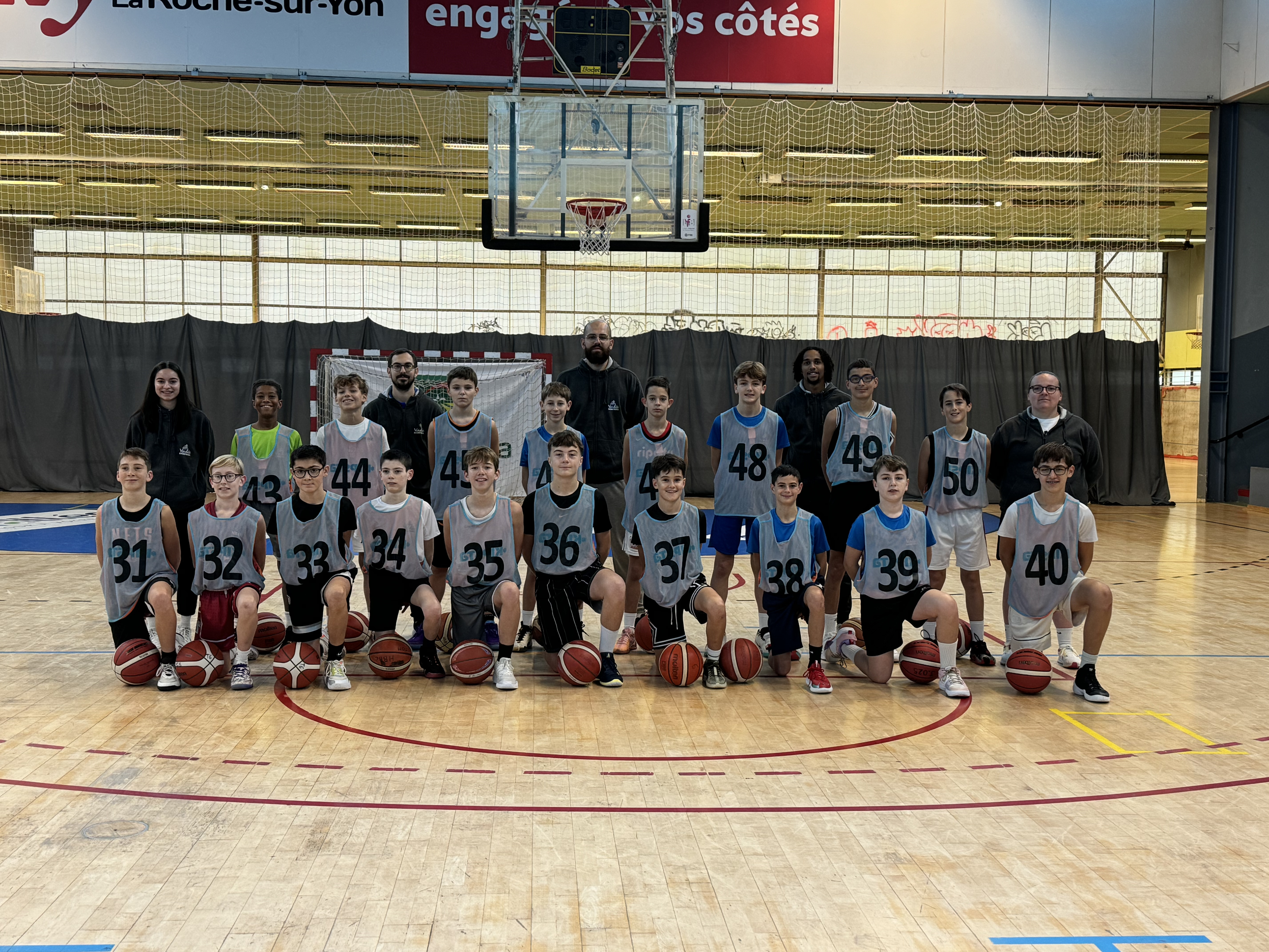 Photo d'équipe de la détection U13