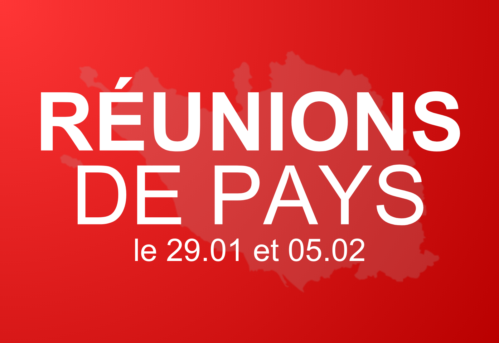 RÉUNIONS DE PAYS 2026