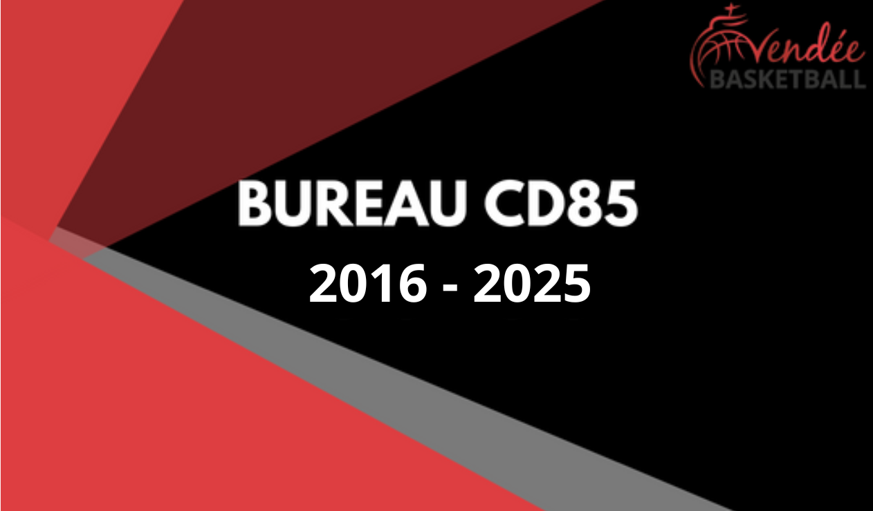 Historique Bureau du Comité Vendée de 2016 à 2025